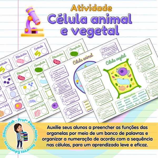 Atividade - Célula Animal e Vegetal