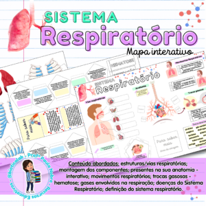 Atividade sistema respiratório pulmão hematose ciências ensino fundamental