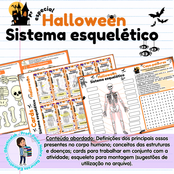 Sistema Esquelético - Especial Halloween