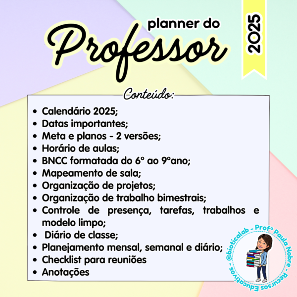 Planner do Professor