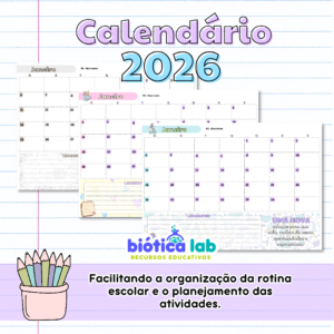Calendário 2026 - Planejamento Mensal