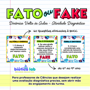 Dinâmica Fato ou Fake - Atividade Diagnóstica